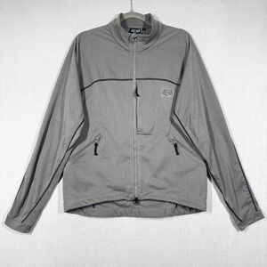Fox Racing Jacket Men Medium Cycling Full Zip Jacket Stormbreaker Zipped Pockets